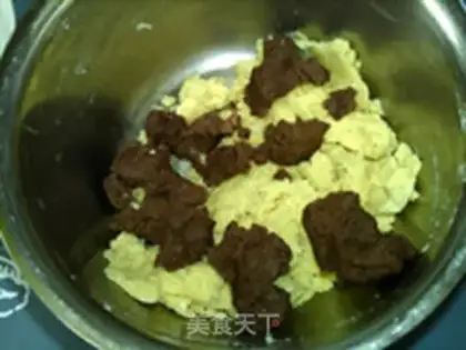 Make Coco marble cookies step 9