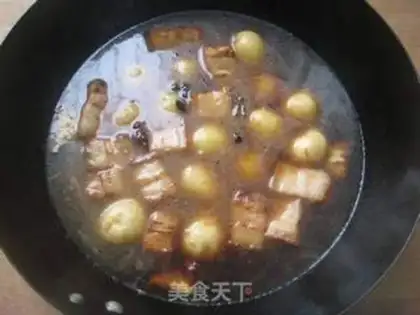 Make Potato red meat step 4