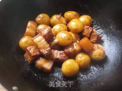 Make Potato red meat step 5