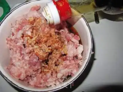 Make Porridge pork dumplings step 3