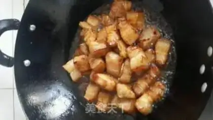 Make Sour chicken, red meat step 1