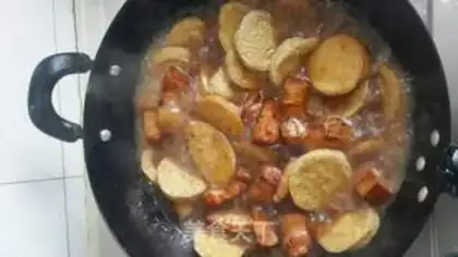 Make Sour chicken, red meat step 2