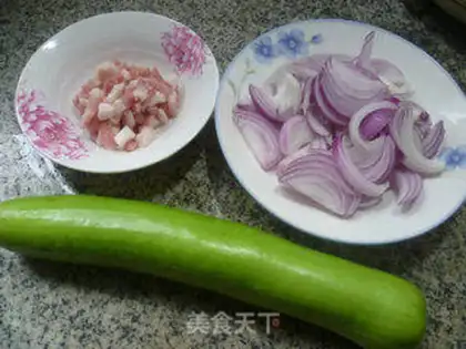 Make ♪ Onion swirl will bloom at night ♪ step 0