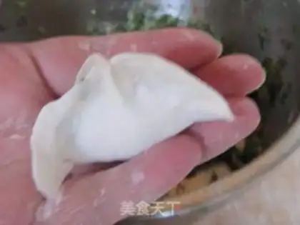 Make Porridge pork dumplings step 17