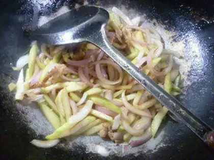 Make ♪ Onion swirl will bloom at night ♪ step 7