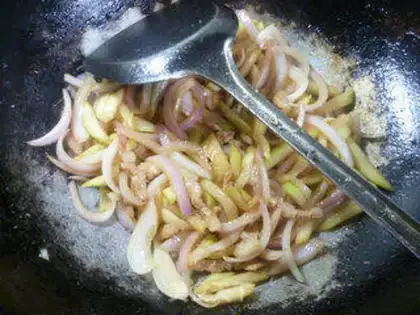 Make ♪ Onion swirl will bloom at night ♪ step 10
