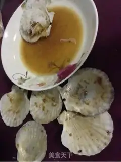 Make A garlic fan scallop step 3