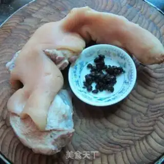 Make Bean curry pig hoof step 0