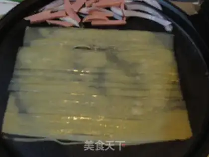 Make Homemade cold noodles step 2