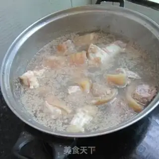 Make Bean curry pig hoof step 3