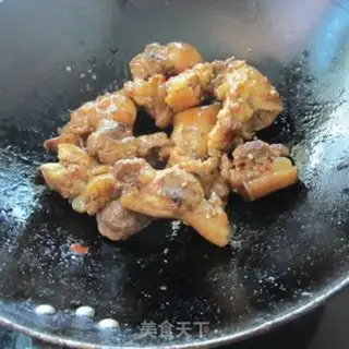Make Bean curry pig hoof step 7