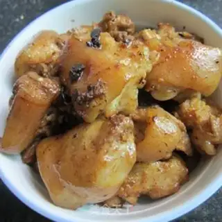 Make Bean curry pig hoof step 8