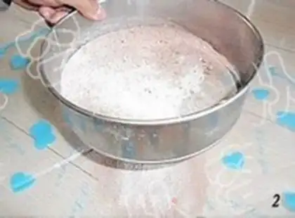 Make Chocolate marfin cake step 1