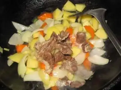 Make Curry and curry step 3