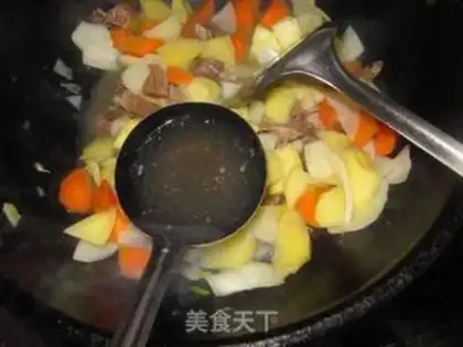 Make Curry and curry step 4
