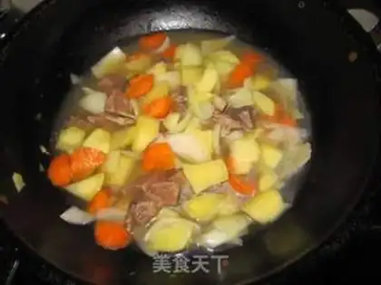 Make Curry and curry step 5