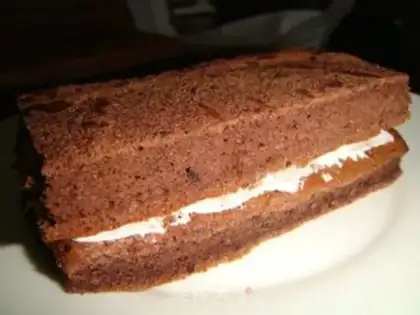 Make Chocolate cream cake step 18