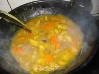 Make Curry and curry step 11