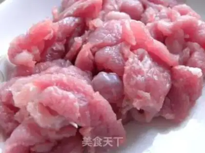 Make Winter fried meat step 1