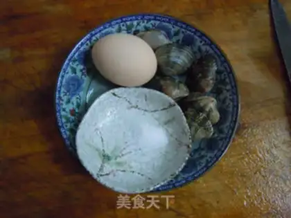 Make Egg stew clams step 0