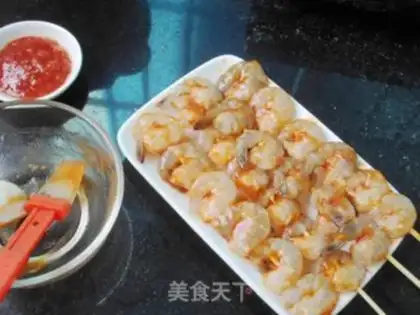 Make Snacked shrimp step 4