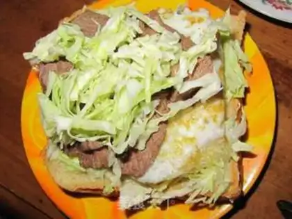 Make Beef sandwich step 12