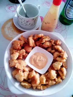Make Chishima Soyu fried chicken and rice step 10