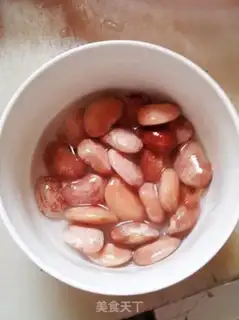 Make ♪ Flower bean poaching bouquet soup ♪ step 0