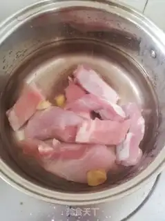 Make ♪ Flower bean poaching bouquet soup ♪ step 2
