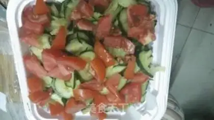 Make Egg and vegetable salad step 2