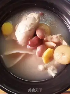 Make ♪ Flower bean poaching bouquet soup ♪ step 6