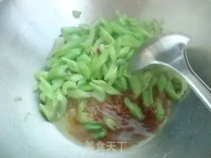 Make Celery mackerel step 4