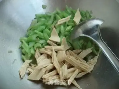 Make Celery mackerel step 5
