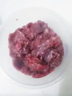 Make Bean petal chicken step 1