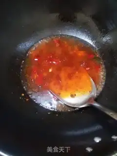Make Bean petal chicken step 5