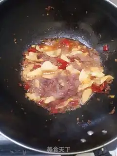 Make Bean petal chicken step 6