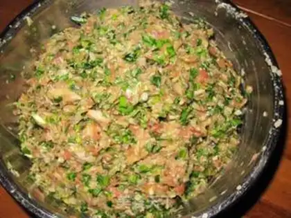 Make Pork and mushroom dumplings step 17