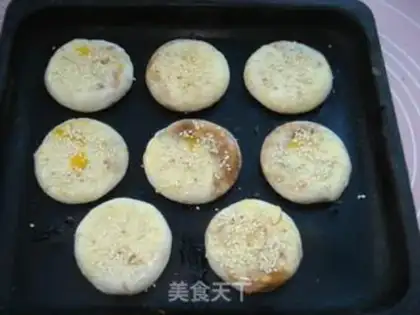 Make Sesame sauce pancakes step 7