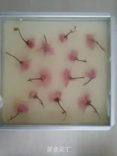 Make Romantic cherry blossom mousse step 11