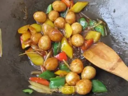 Make Tiger-skind quail eggs step 7