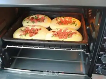 Make Cheese onion ham bread step 11