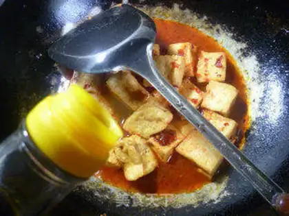 Make Sour spicy tofu step 7