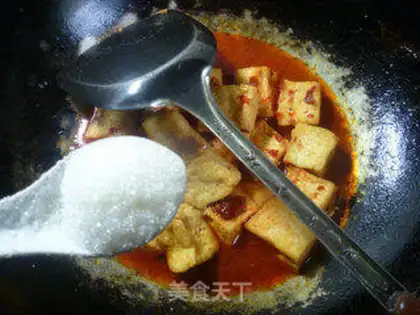 Make Sour spicy tofu step 8