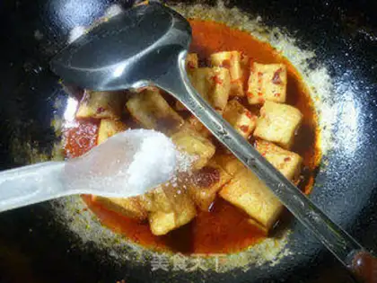 Make Sour spicy tofu step 9