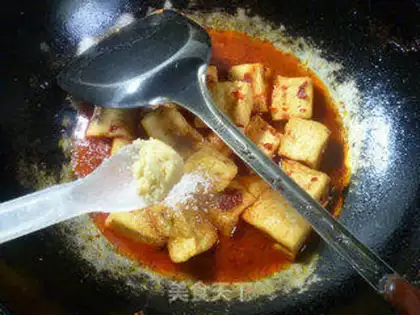 Make Sour spicy tofu step 10