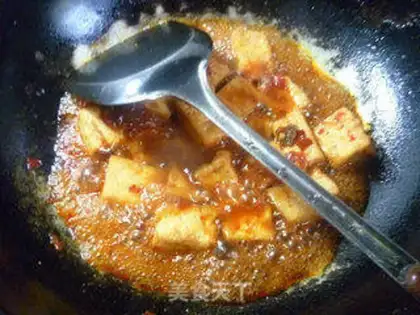 Make Sour spicy tofu step 11