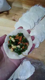 Make A pickle carrot egg dumpling step 10
