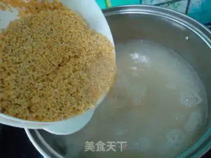 Make Yellow rice cake step 2