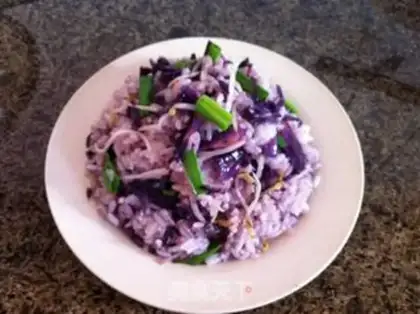 Make The blue rice step 7