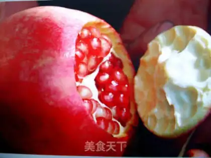 Make Pomegranate grape juice step 1